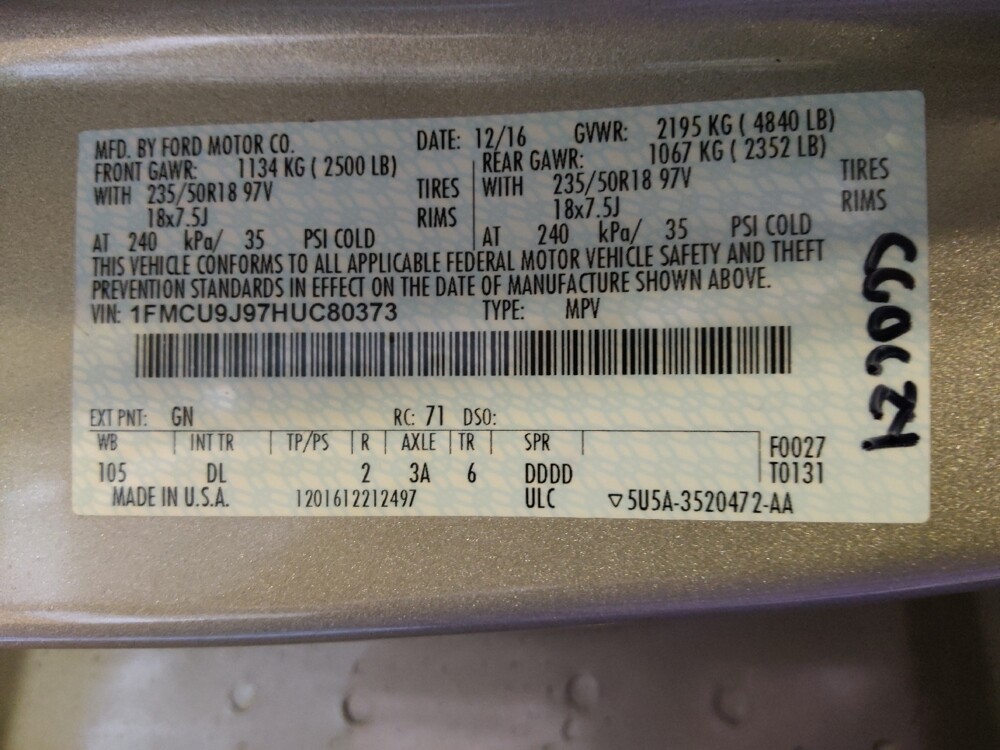 2017 Ford Escape in Phoenix, AZ 85022 - 18101350 33