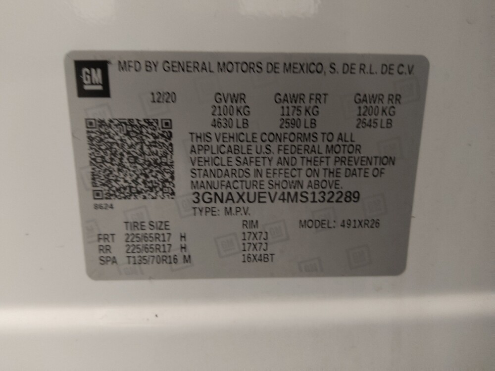 2021 Chevrolet Equinox in Tallahassee, FL 32304 - 18101352 33