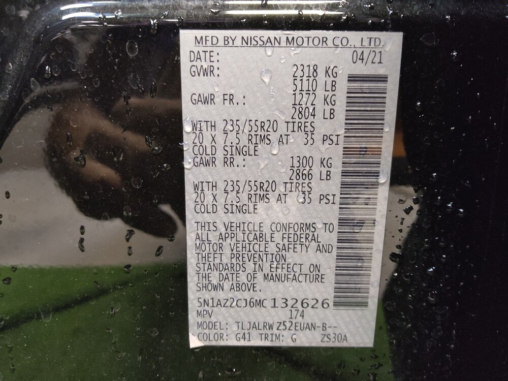 2021 Nissan Murano in Knoxville, TN 37923 - 18101354 33