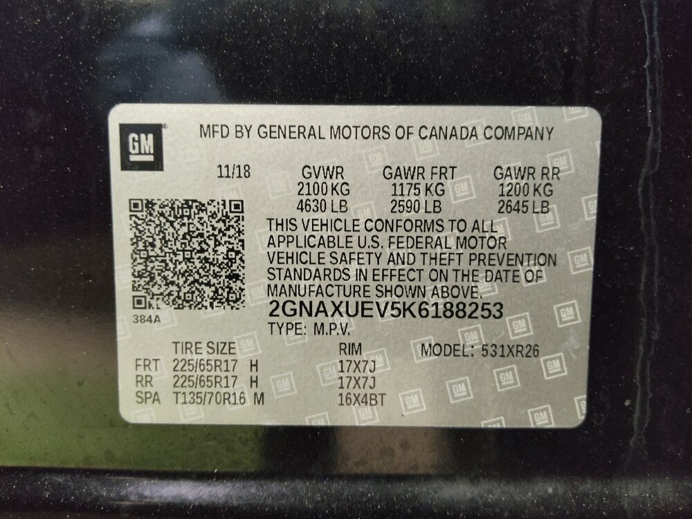 2019 Chevrolet Equinox in Fort Myers, FL 33907 - 18101363 33