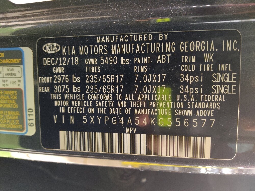 2019 Kia Sorento in Tampa, FL 33612 - 18101364 33