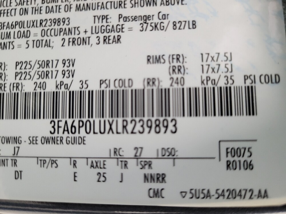 2020 Ford Fusion in Las Vegas, NV 89104 - 18101375 33