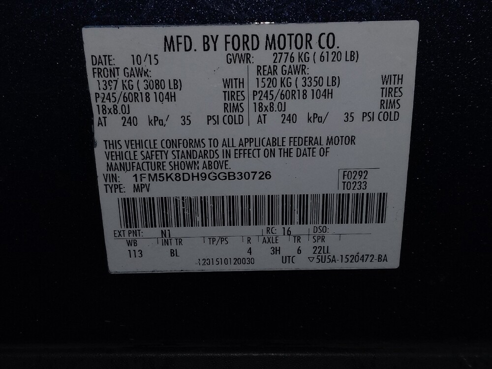 2016 Ford Explorer in Mobile, AL 36606 - 18101379 33