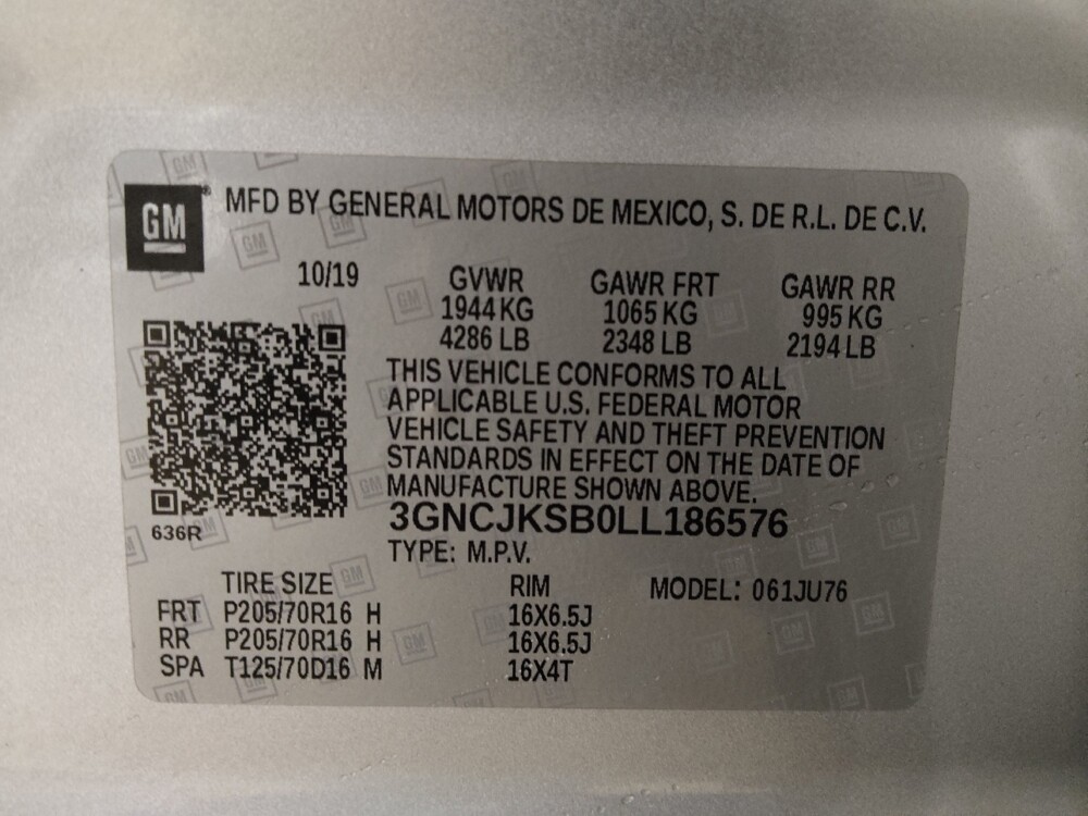 2020 Chevrolet Trax in West Palm Beach, FL 33409 - 18101382 33