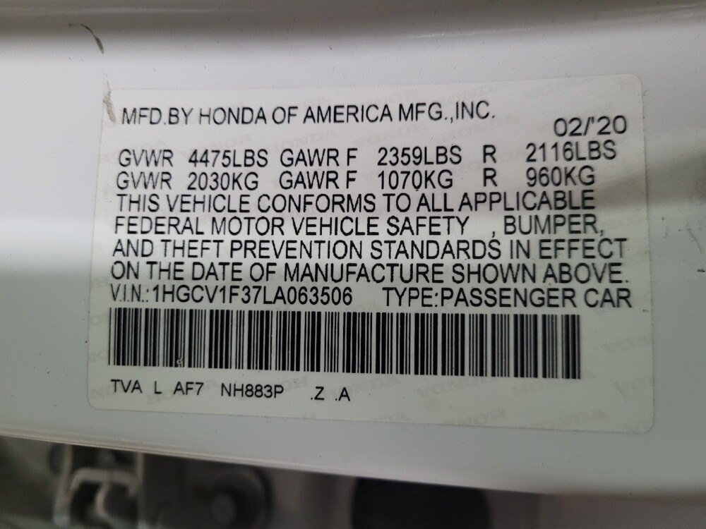 2020 Honda Accord in Pittsburgh, PA 15237 - 18101434 33