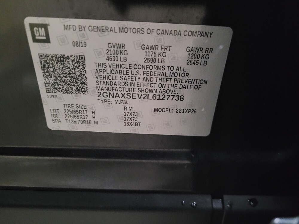 2020 Chevrolet Equinox in Pittsburgh, PA 15237 - 18101437 33