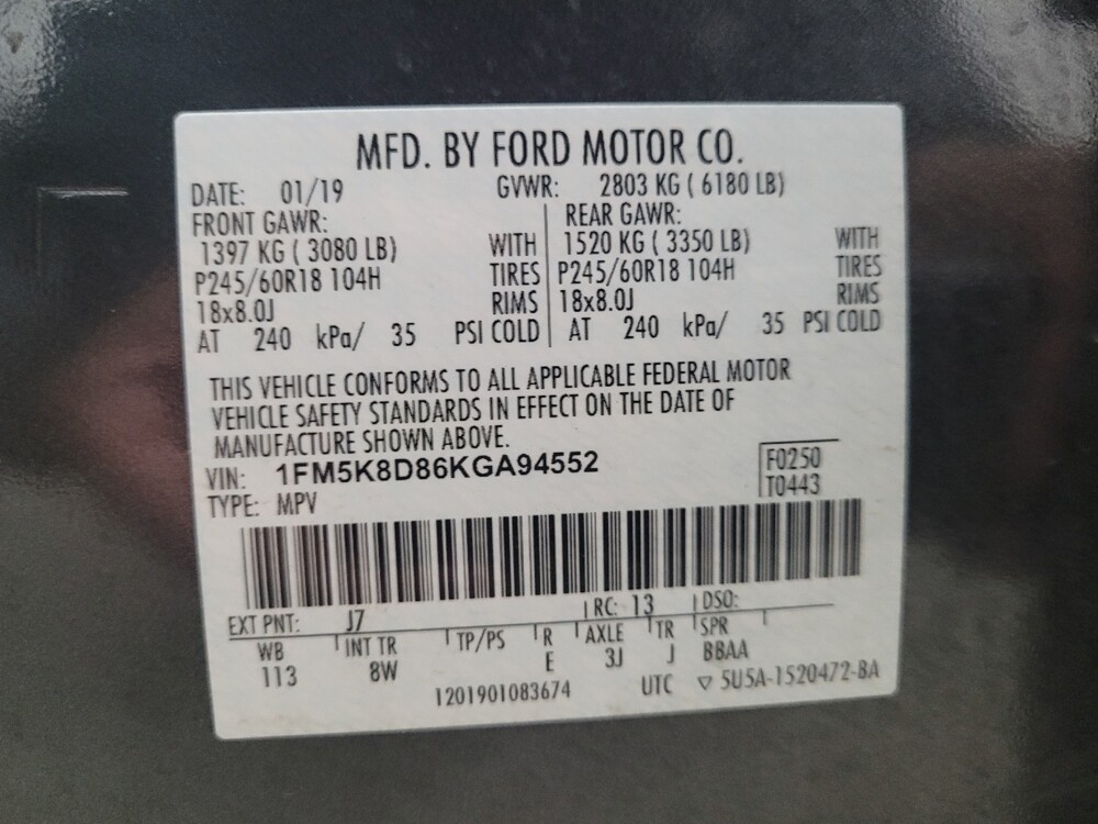 2019 Ford Explorer in Taylor, MI 48180 - 18101453 33