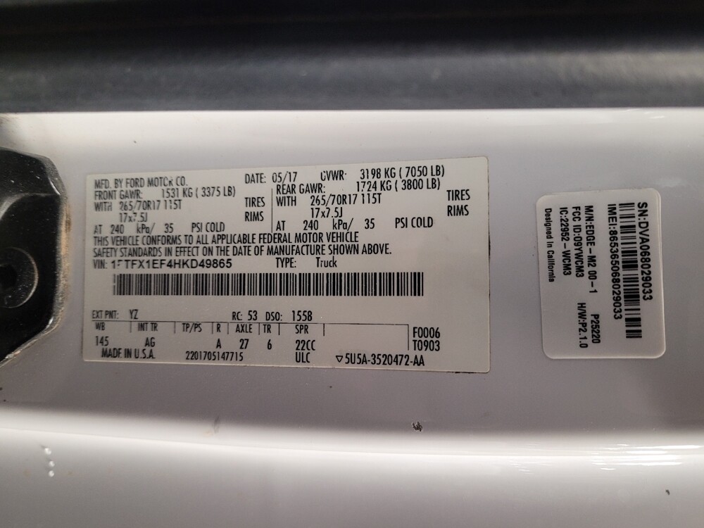 2017 Ford F150 in Torrance, CA 90504 - 18101465 33