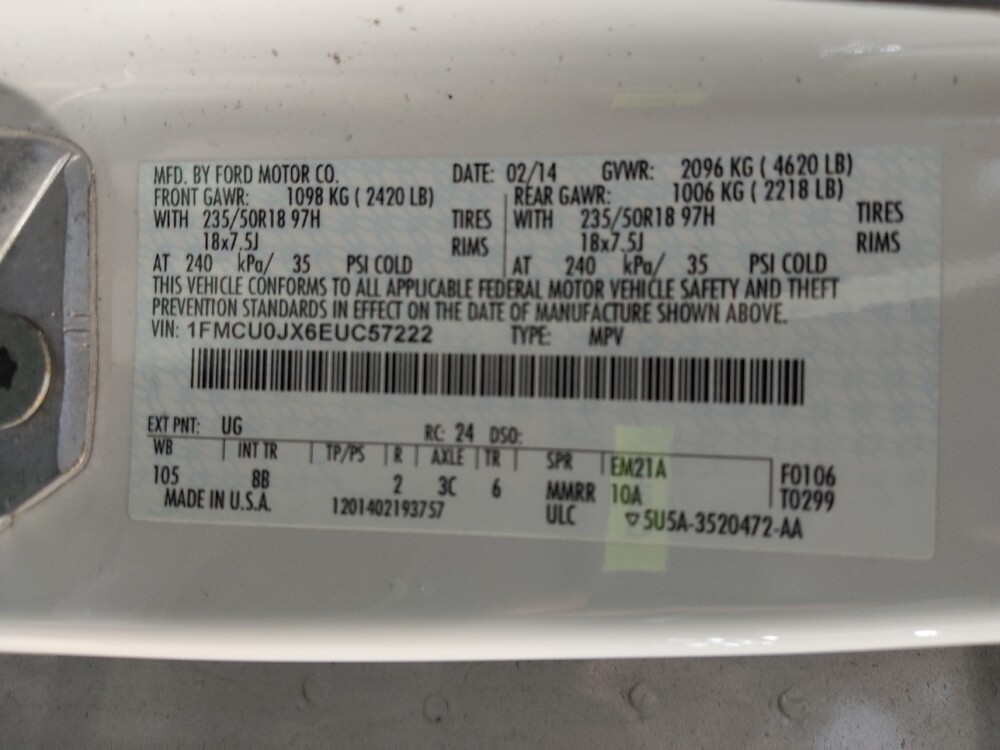 2014 Ford Escape in Lakeland, FL 33815 - 18101471 33