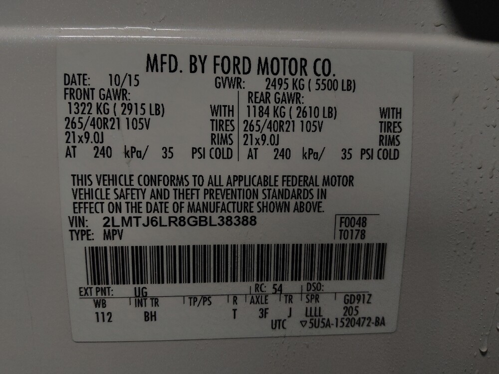 2016 Lincoln MKX in Glendale, AZ 85301 - 18101480 33