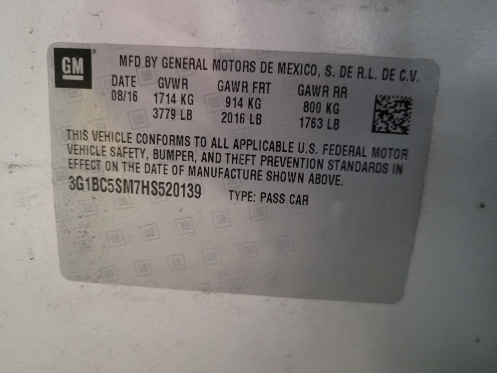 2017 Chevrolet Cruze in Chesapeake, VA 23320 - 18101491 33