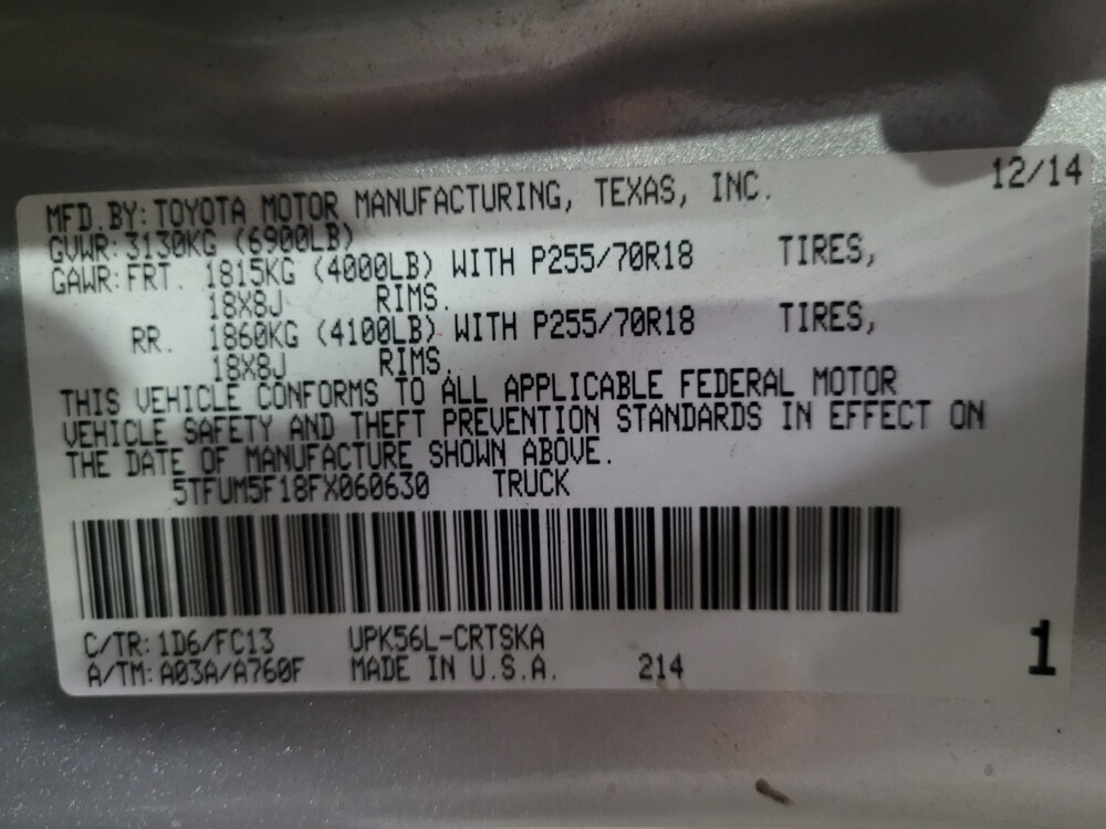 2015 Toyota Tundra in Woodbridge, VA 22191 - 18101517 33