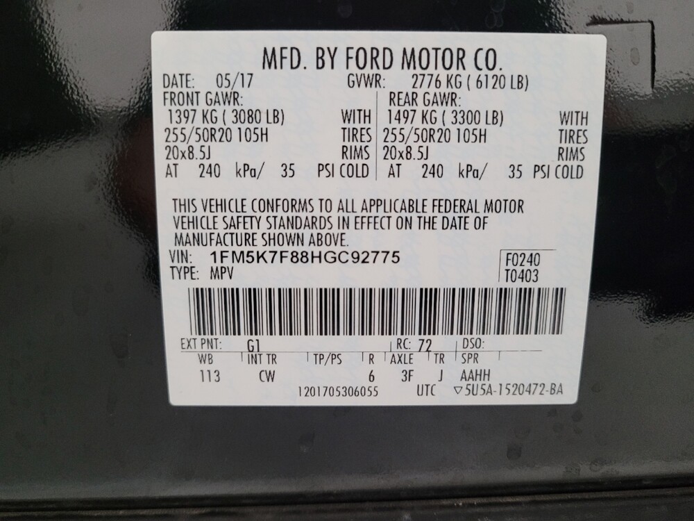 2017 Ford Explorer in Riverside, CA 92504 - 18101540 33