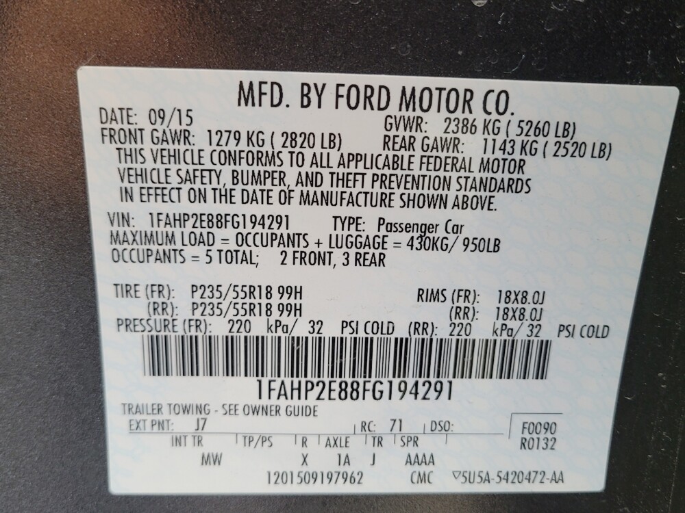 2015 Ford Taurus in Riverside, CA 92504 - 18101545 33