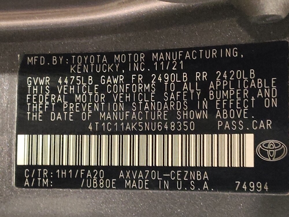 2022 Toyota Camry in Plano, TX 75074 - 18101590 33