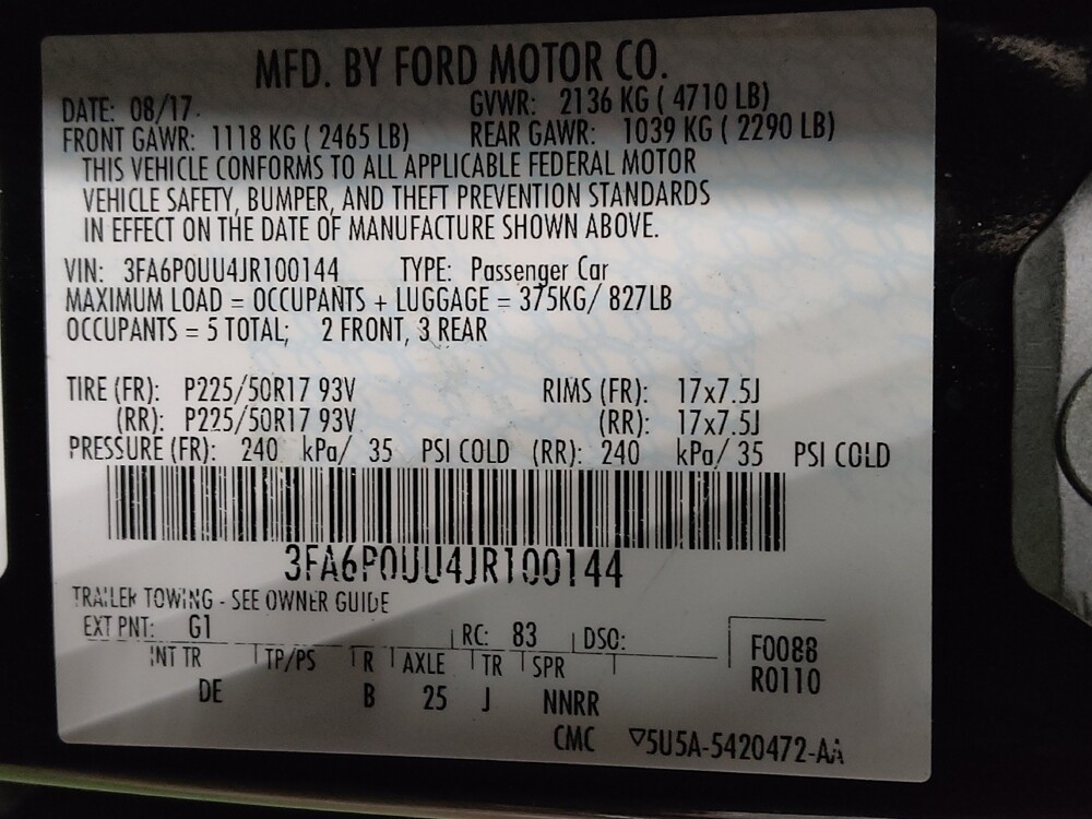 2018 Ford Fusion in Arlington, TX 76011 - 18101596 33