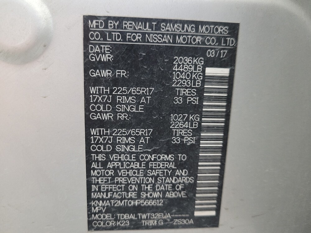 2017 Nissan Rogue in Mesa, AZ 85210 - 18101618 33