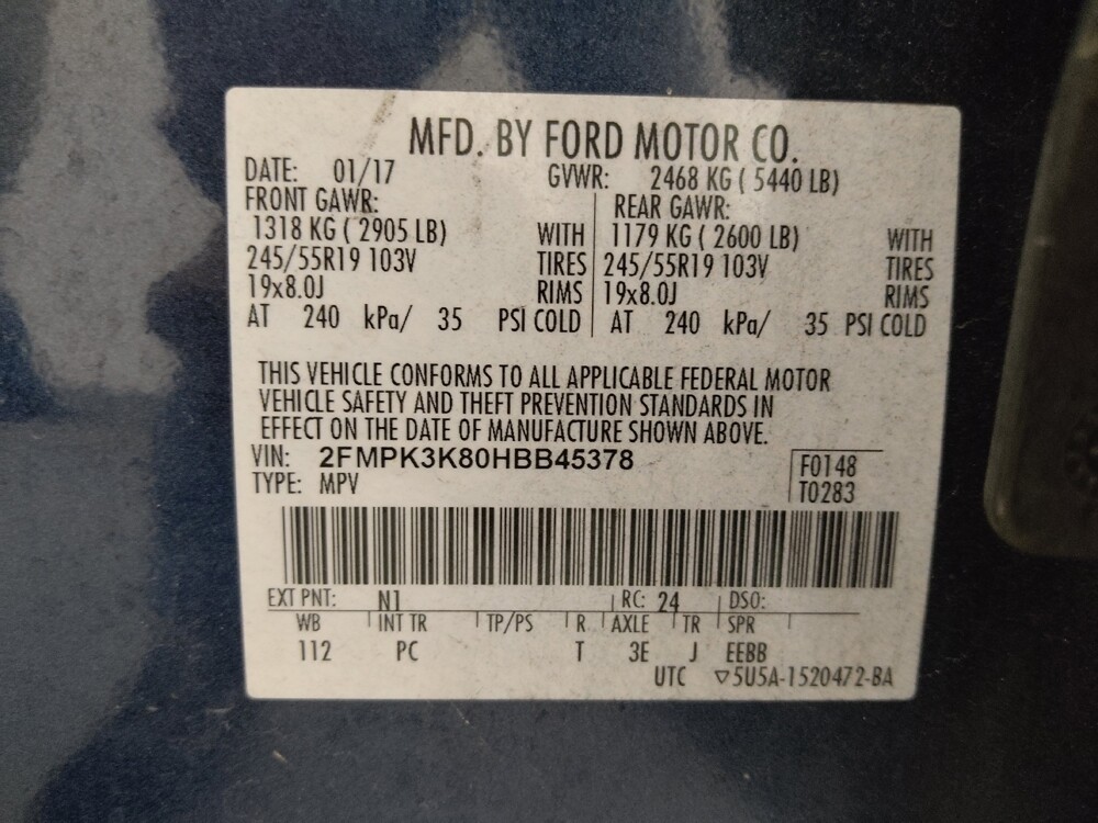 2017 Ford Edge in Bradenton, FL 34207 - 18101627 33