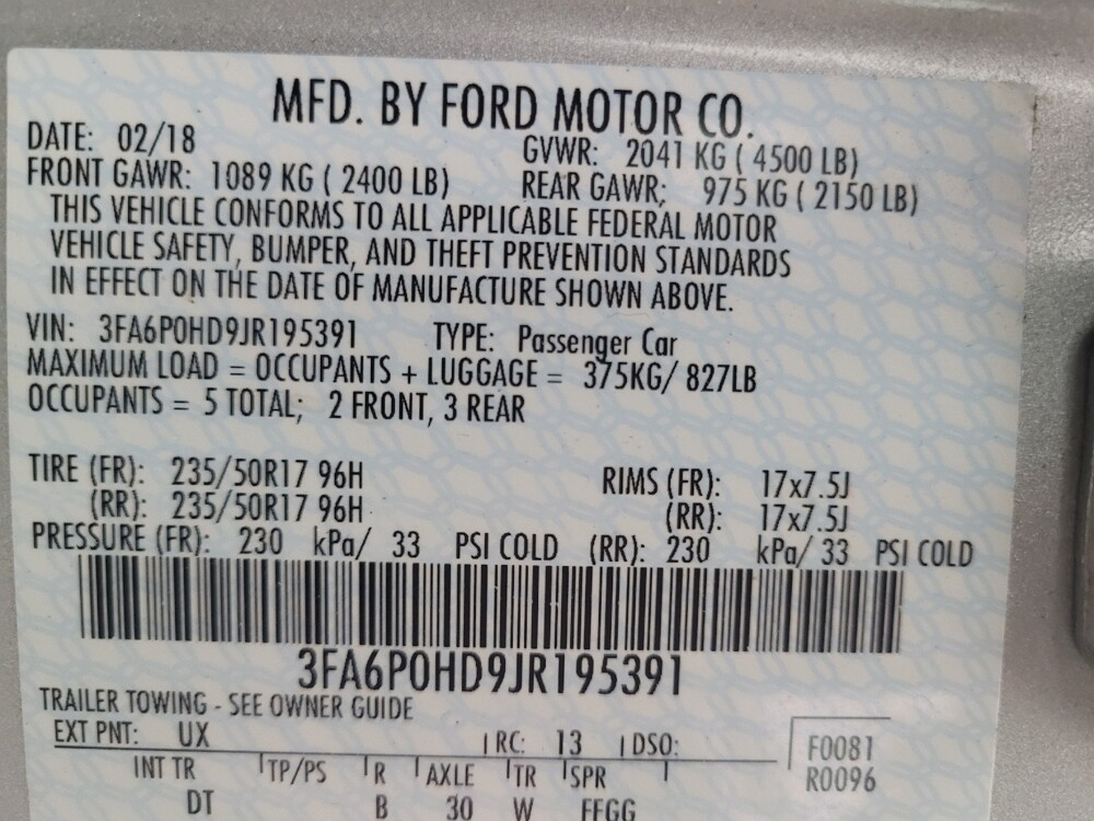 2018 Ford Fusion in Lakeland, FL 33815 - 18101628 33