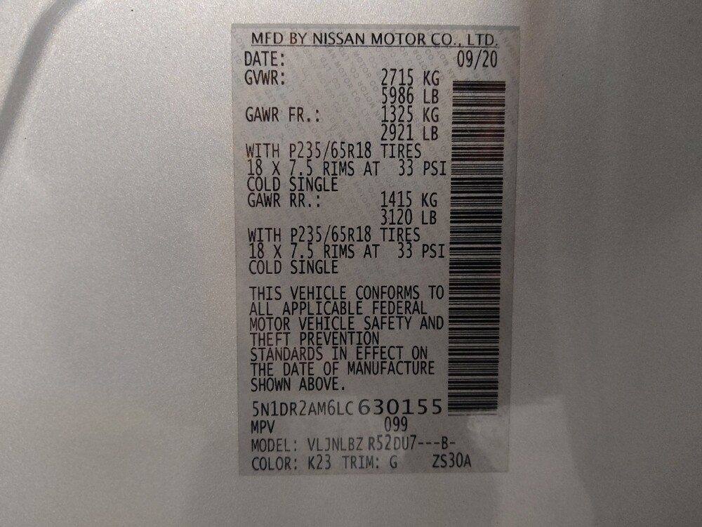 2020 Nissan Pathfinder in Gainesville, FL 32609 - 18101635 33