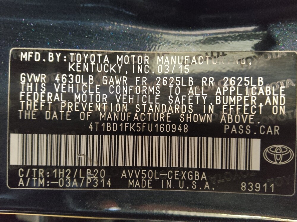 2015 Toyota Camry in Sanford, FL 32773 - 18101637 33