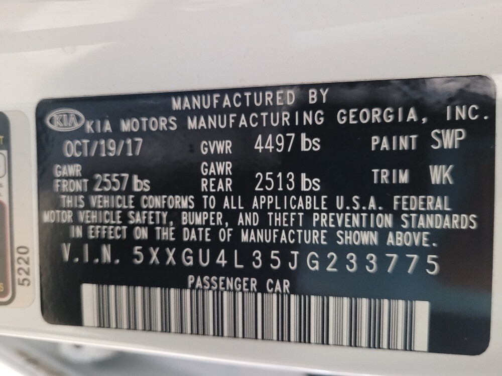 2018 Kia Optima in Orlando, FL 32808 - 18101639 33