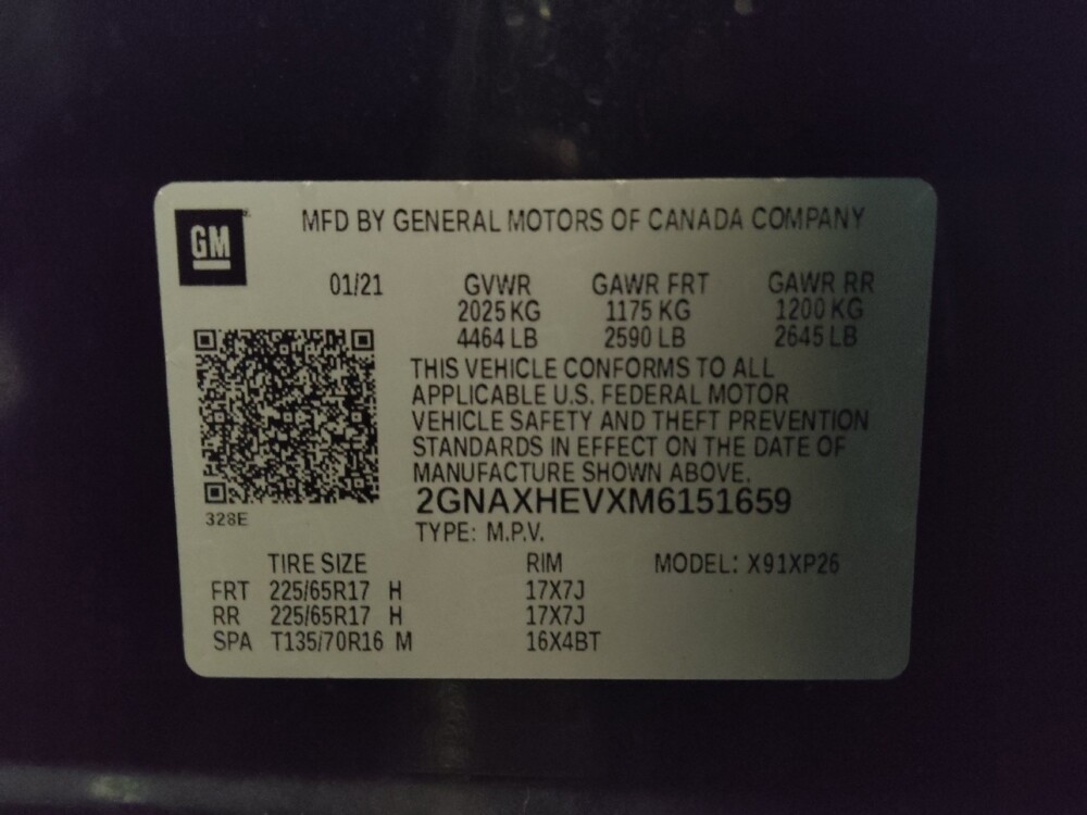 2021 Chevrolet Equinox in Greenville, SC 29607 - 18101663 33