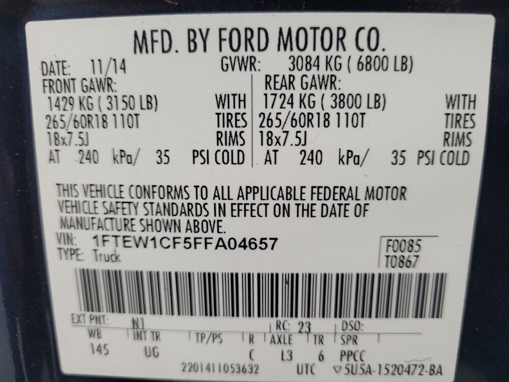 2015 Ford F150 in Huntsville, AL 35816 - 18101673 33