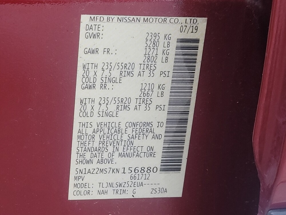 2019 Nissan Murano in Memphis, TN 38115 - 18101676 33