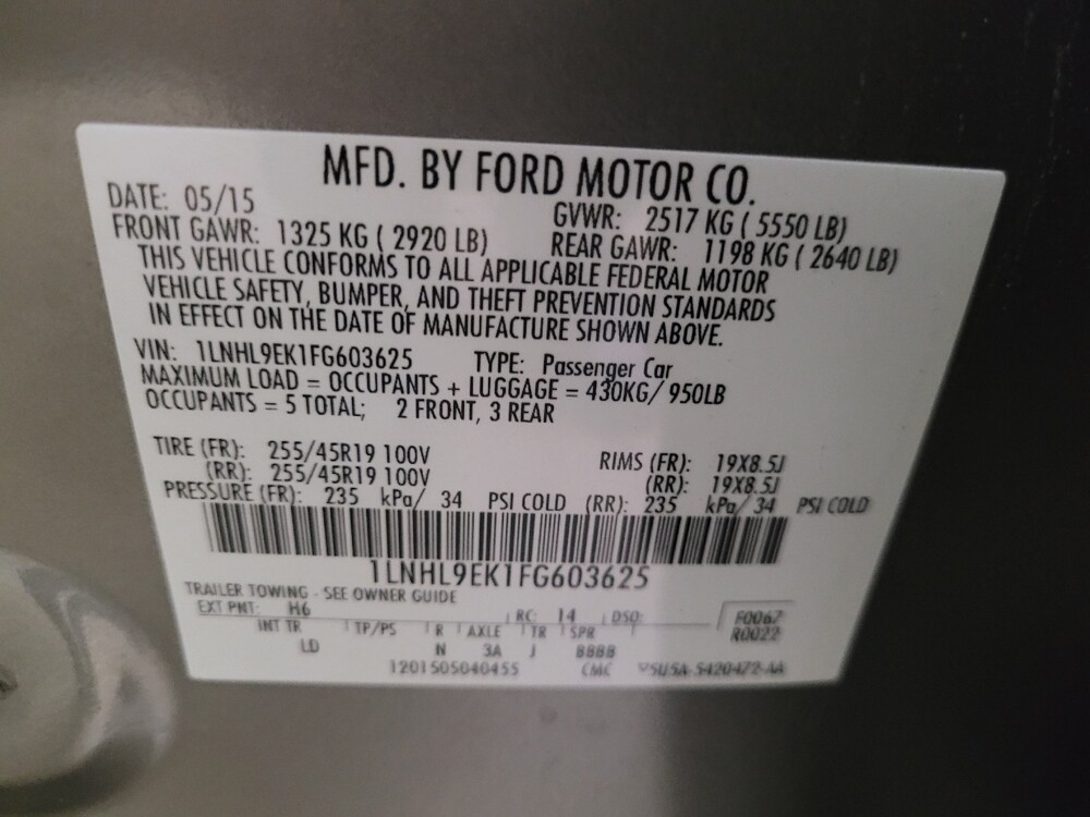 2015 Lincoln MKS in Laurel, MD 20724 - 18101720 33