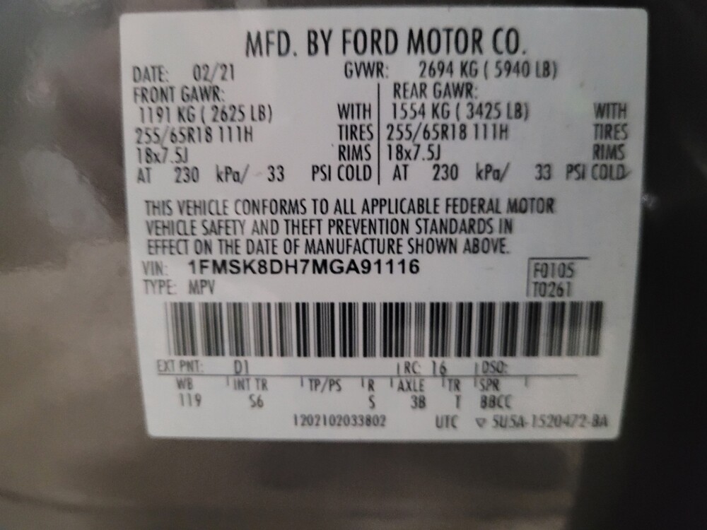 2021 Ford Explorer in Laurel, MD 20724 - 18101724 33