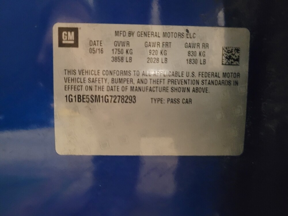 2016 Chevrolet Cruze in Glen Burnie, MD 21061 - 18101735 33