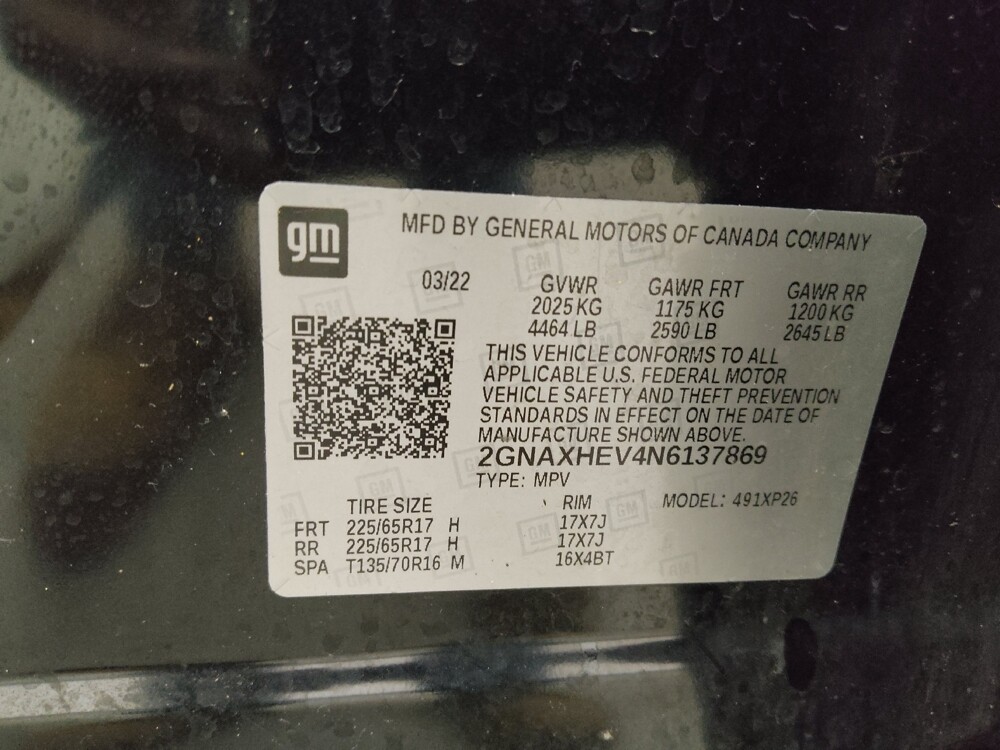 2022 Chevrolet Equinox in Des Moines, IA 50310 - 18101763 32