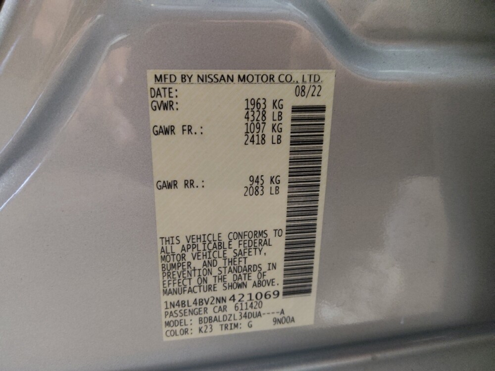 2022 Nissan Altima in Kissimmee, FL 34744 - 18101772 33