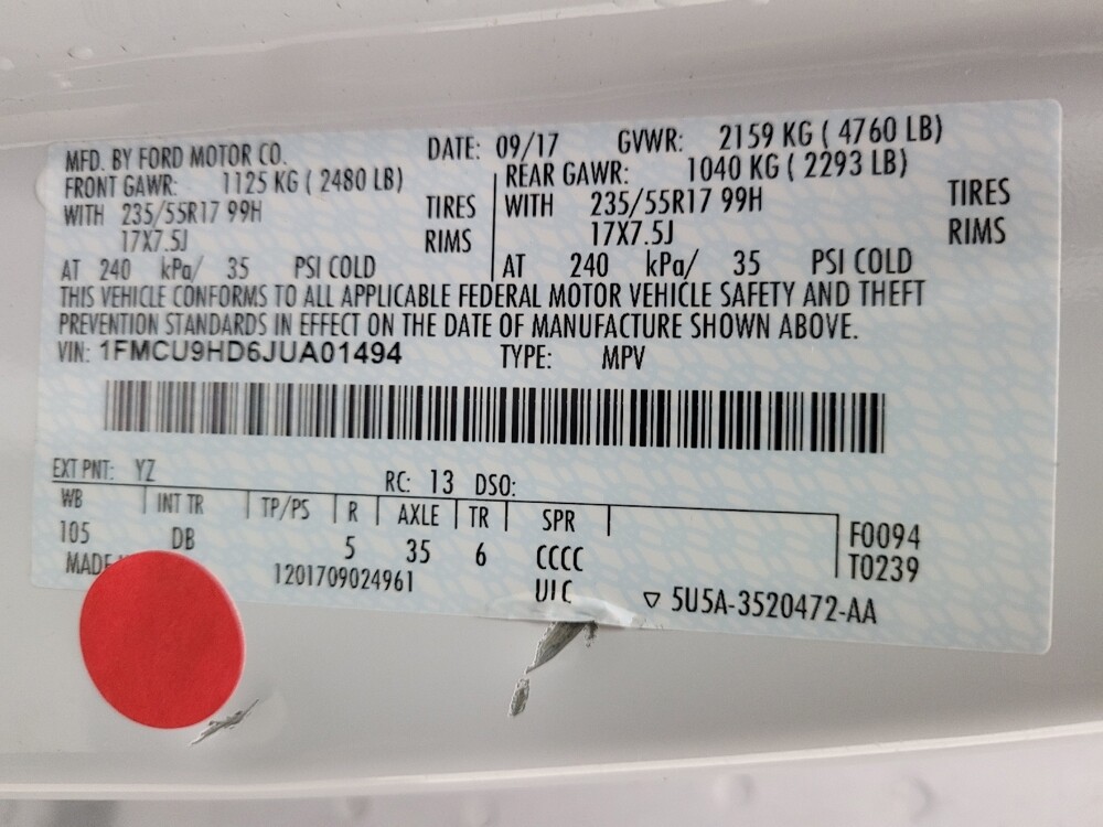 2018 Ford Escape in Taylor, MI 48180 - 18101789 33