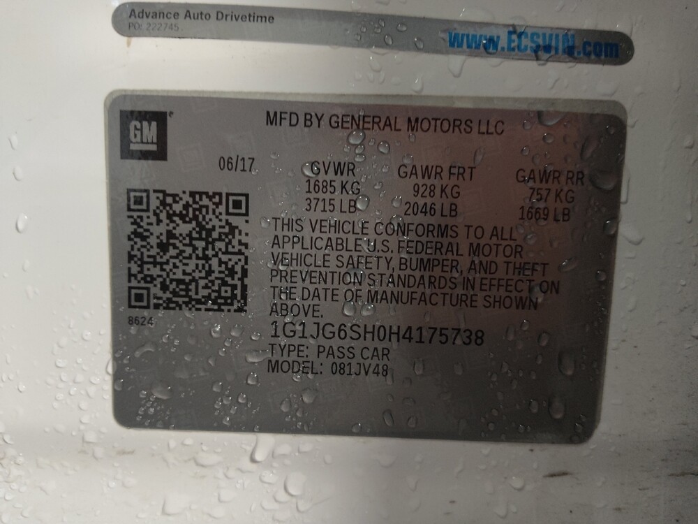 2017 Chevrolet Sonic in Greenville, SC 29607 - 18101793 33