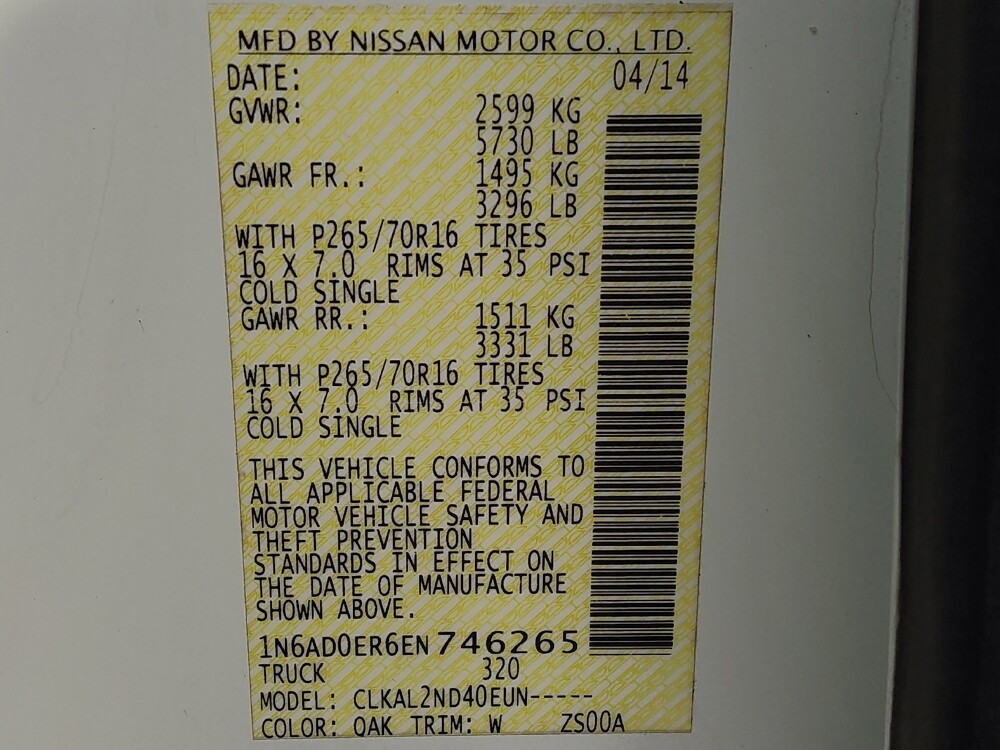 2014 Nissan Frontier in Houston, TX 77034 - 18101808 33