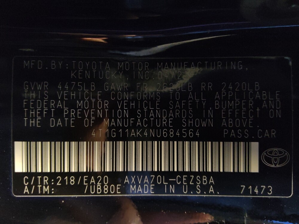 2022 Toyota Camry in Phoenix, AZ 85015 - 18101905 33