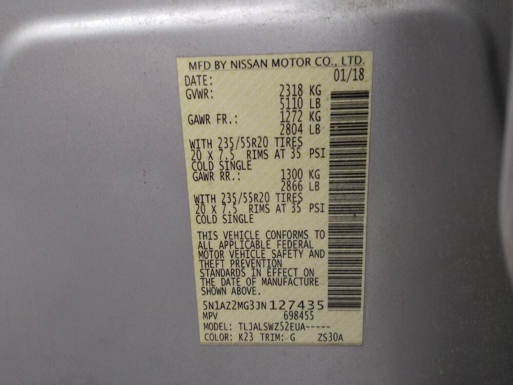 2018 Nissan Murano in Lakewood, CO 80215 - 18101918 33