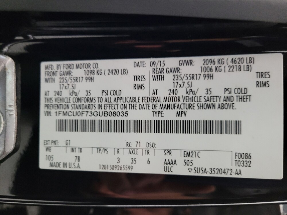 2016 Ford Escape in Albuquerque, NM 87123 - 18101936 33