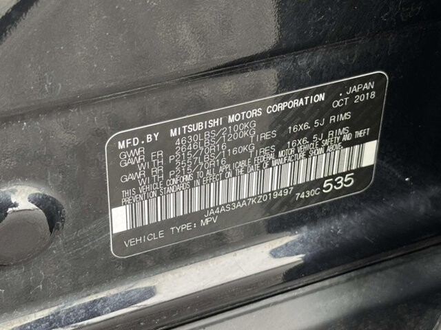 2019 Mitsubishi Eclipse Cross in Winchester, VA 22602 - 18101971 49