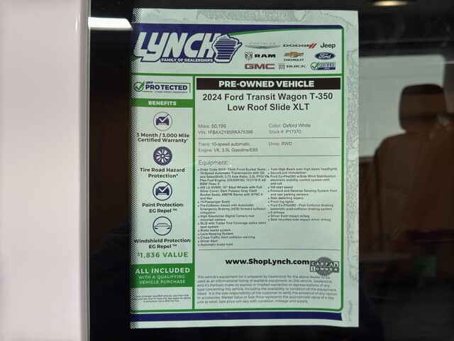 2024 Ford Transit 350 in Burlington, WI 53105 - 18101994 33