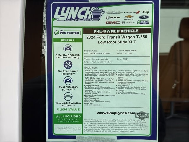 2024 Ford Transit 350 in Burlington, WI 53105 - 18102002 33