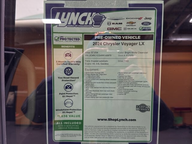 2024 Chrysler Voyager in Burlington, WI 53105 - 18102055 38