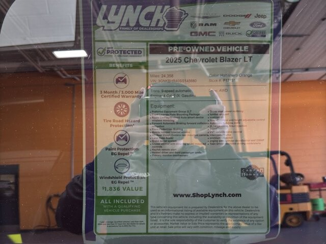 2025 Chevrolet Blazer in Burlington, WI 53105 - 18102060 37