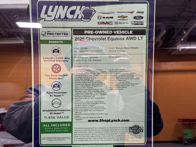2025 Chevrolet Equinox in Burlington, WI 53105 - 18102065 38