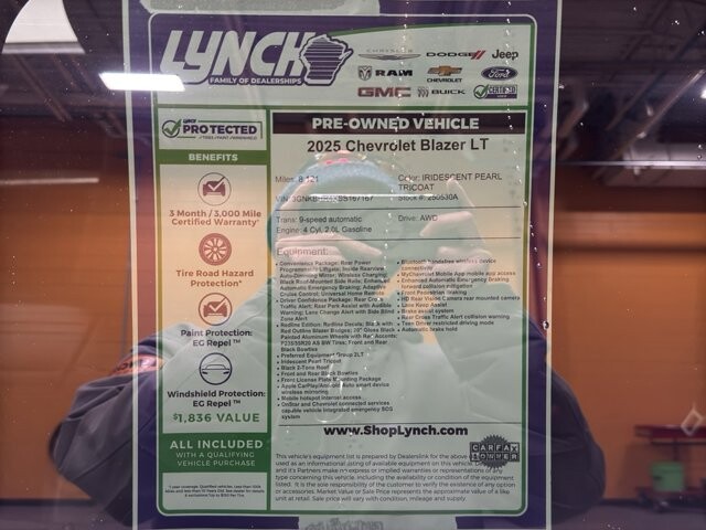 2025 Chevrolet Blazer in Burlington, WI 53105 - 18102076 39