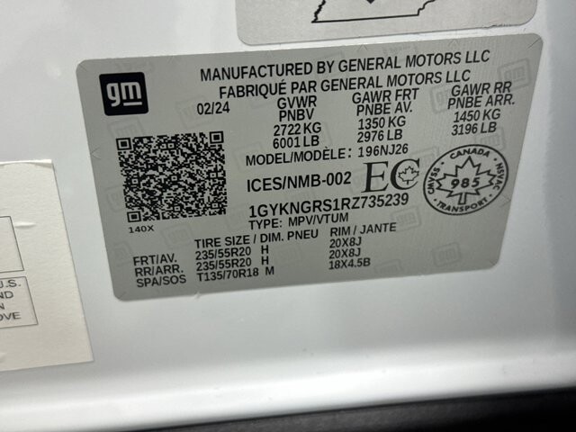 2024 Cadillac XT5 in Burlington, WI 53105 - 18102099 40