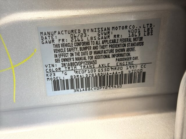 2023 Nissan Sentra in Burlington, WI 53105 - 18102130 34