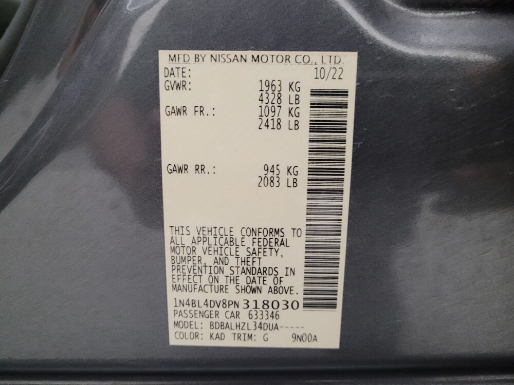 2023 Nissan Altima in Riverside, CA 92504 - 18102189 33